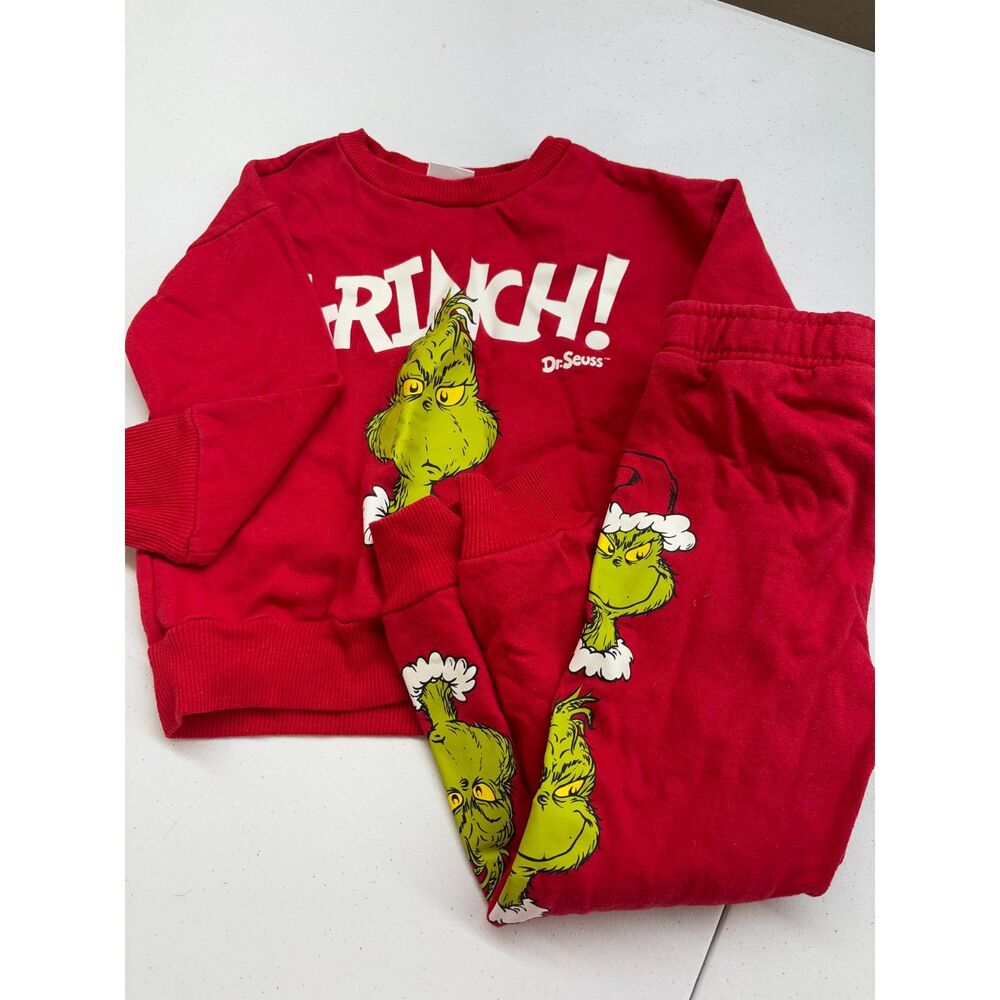 Kid's The Grinch Red Set size 3t